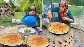 Bu Böreğin Tadı UNUTULMAZ  Odun Ateşinde Ispanaklı Börek Yapımı | Bu Lezzete Bayılacaksınız