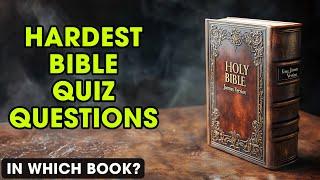 25 Bible Book Questions | Test Your Knowledge | The Bible Quiz