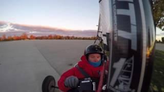 Blokart Sailing fast on Belle Isle Detroit Michigan