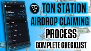 Ton station airdrop listing date | ton station airdrop Claiming process| Awais Ramzan