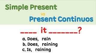 [Tenses] Present Simple vs. Present Continuous I English Grammar