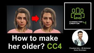 How to make female avatar older? Character Creator 4 - CC4 - Tutorial