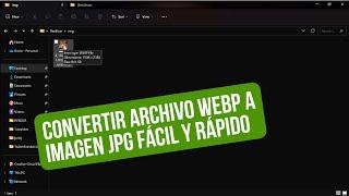 CONVERTIR archivo WEBP a imagen JPG [Tutorial]