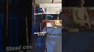 #new stylish Steel counter Biryani wala kaise banaen#how to Steel Biryani counter#viralvideo #steel