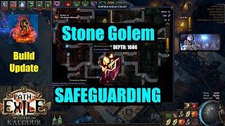 【Path of Exile 3.25】Stone Golem of SAFEGUARDING is Nuts & 1600+ Delve in Settlers League - 1259