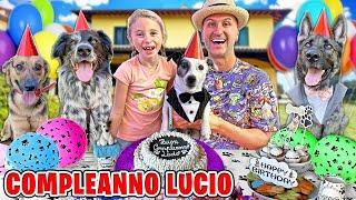 FESTA DI COMPLEANNO A SORPRESA DEL NOSTRO CANE LUCIO NELLA NOSTRA CASA CON GIORGIA E PAPÀ SALVO!