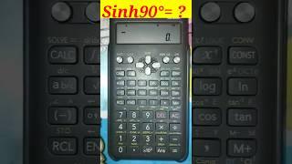 #Hyperbolic function sinh90°#scientificcalculator #rgpv