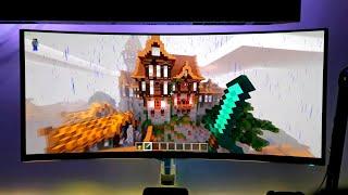 Minecraft - AW3423DW - ULTRAWIDE OLED - i9-12900K + RTX 3090