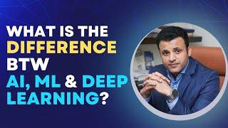 Difference btw AI, ML & Deep Learning | Data Science Series