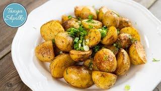 Жареная Молодая Картошечка с Чесноком и Зеленью | Garlic Potatoes | Tanya Shpilko