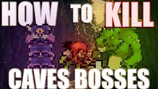 How To Kill Caves Bosses - Как убить боссов - Как пройти пещеры - VAGANTE