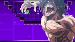 attack on titan op (kinda) syncs with geometry dash level