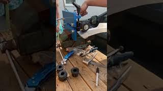 POWERFIST Bead Roller from Princess Auto - Repairing a rusty car fender