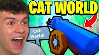 How To Unlock *CAT WORLD* In Roblox Pet Simulator X!