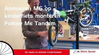 Asmoeren monteren normale kinderfiets