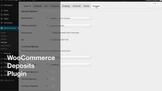 WooCommerce Deposits Plugin