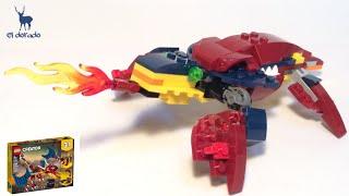 LEGO CREATOR 3in1 31102 Fire Dragon Alternate Build Designed by bmueller- Fire Turtle  - Speed Build