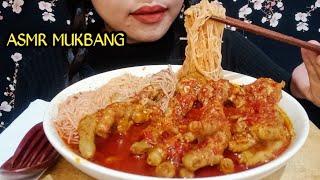 ENAK BANGET !! ASMR MUKBANG CEKER TULANG LUNAK PEDAS ️️