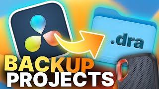 Don't Lose Your Hard Work! Backup & Restore Projects in DaVinci Resolve 