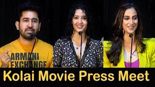 Vijay Antony, Ritika Singh, Meenakshi Chaudhary Speech at Kolai Movie Press Meet | 96tv