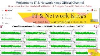 How to monitor live bandwidth utilization of Fortigate Firewall | SNMP Traffic Grapher - STG