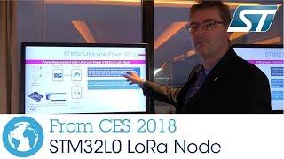 ST at CES 2018 - Power Measurement of an STM32L0 LoRa Node