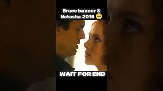 Bruce banner And Natasha 2012  Then VS Now Edit #shorts #marvel #viral #trending