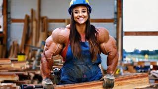 FBB Ai Muscle Girl 09 - Workers  | female muscle growth | Female Bodybuilding giantess