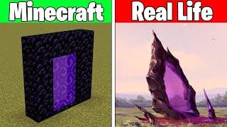 Realistic Minecraft | Real Life vs Minecraft | Realistic Slime, Water, Lava #5