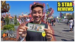 $100 OC Fair Food Challenge! The BEST Reviewed Fair Food!