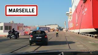 Arriving in Marseille  | Scenic Drive Through the City | 4K Urban Tour