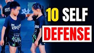 10 Self Defense Tutorials| How To Protect Yourself?!