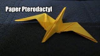 How To Make Flying DInosaur | Origami pterodactyl | Easy Origami Tutorial