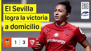 Valencia Femenino vs Sevilla FC (1-3) | Resumen y goles | Highlights Liga F