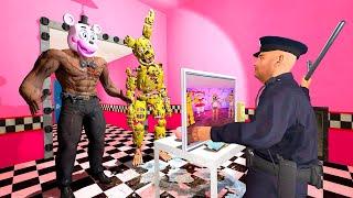 ANIMATRONICS SCARE THE SECURITY GUARD FNAF COOP Garry's Mod