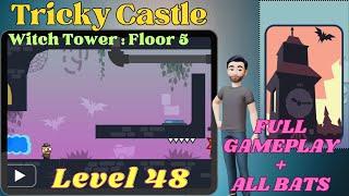 Tricky Castle Witch Tower Level 48 [All Bats]