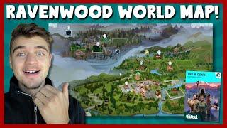 RAVENWOOD WORLD MAP! ️ - Sims 4 Life and Death