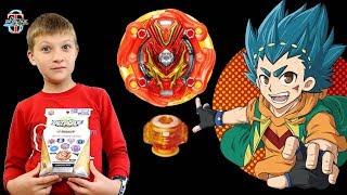 Beyblade Cosmo Valkyrie - review and BATTLES  NEW! Anime Beyblade Burst GT