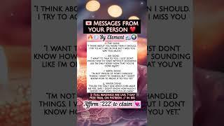  MESSAGES FROM YOUR PERSON BY ELEMENT  #channeledmessages