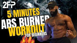 5 MINUTE AB WORKOUT (FOR BEGINNERS)