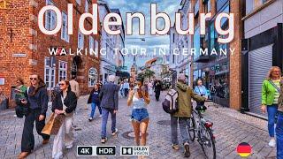 Oldenburg Germany/walking tour in Oldenburg, one of the most beautiful cities in Germany 4k 60fps