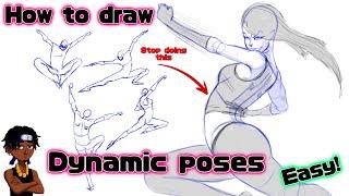 How to draw Dynamic Poses