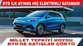 MİLLET TEPKİSİNİ KOYDU BYD 11.AYDA HİÇ ELEKTRİKLİ OTOMOBİL SATAMADI