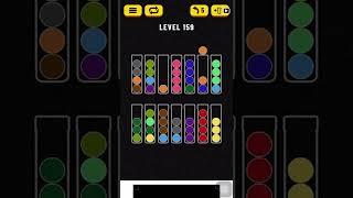 Ball Sort Puzzle Level 159 #ballsortpuzzle #ballsortpuzzlegameplay #puzzlegame #mobilegames