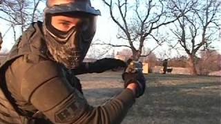 A PAINTBALL PISTOL WITH SNIPER ROUNDS!