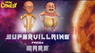 Motu Patlu in Hindi | Motu Patlu vs Super Villain From Mars Movie | Animated Movies |Wow Kidz Comedy