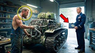 Poor Mechanic Accepts Bet To Fix Unfixable Tank Engine — General Returns With Pentagon Contract