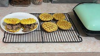 Caffles-Carnivore Waffle Buns-batch cooking