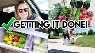 SUPER PRODUCTIVE WEEKEND PREP! ⭐ GET IT ALL DONE!  FARMERS MARKET HAUL + MEAL PREP + CLEAN WITH ME