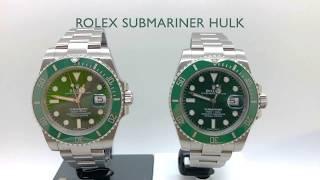 Rolex Hulk. Определяем подделку высокого уровня - ААА.